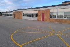 circle playground painting